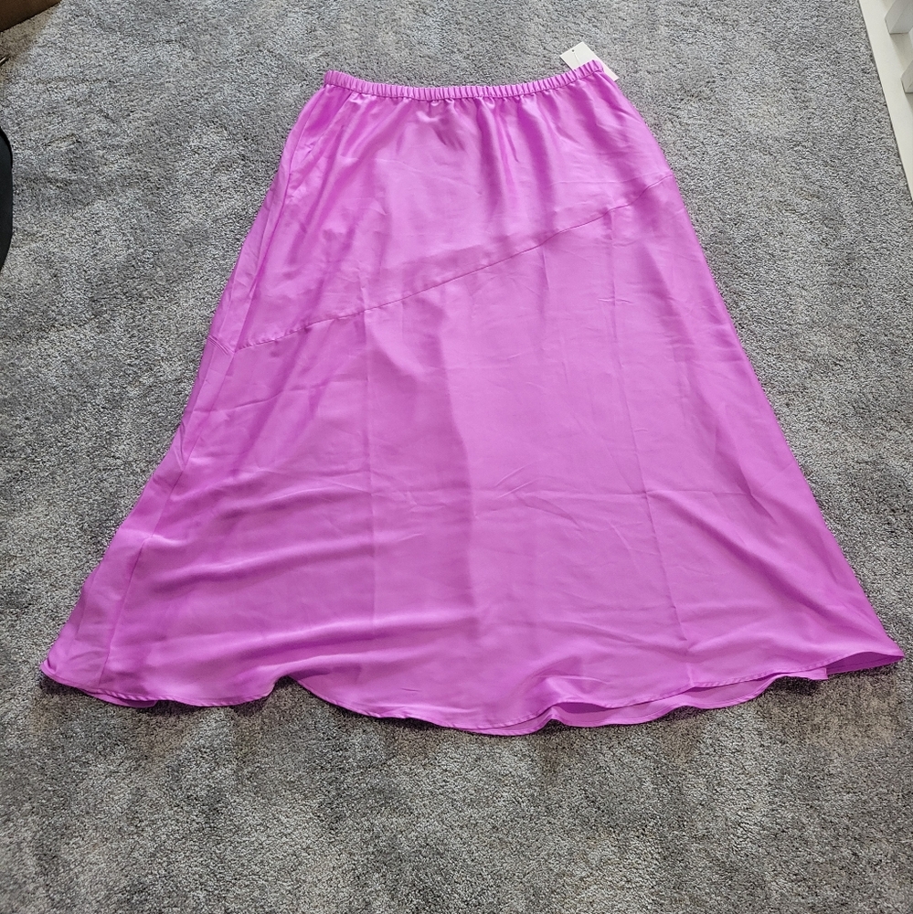 A New Day Pink Maxi A-Line Skirt